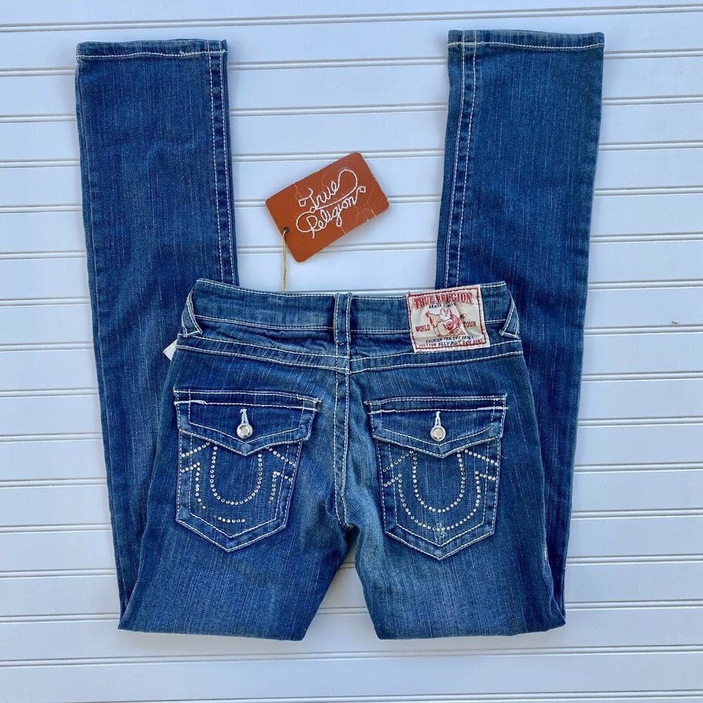 True Religion Billy Big Jeans 33" Inseam Size 26 NEW